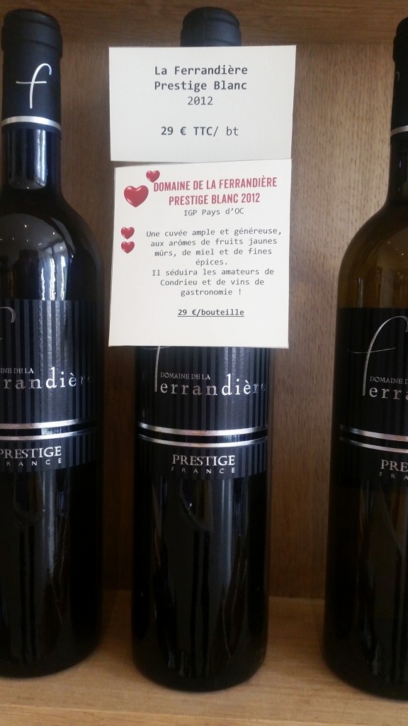 domaine de la ferrandière prestige blanc