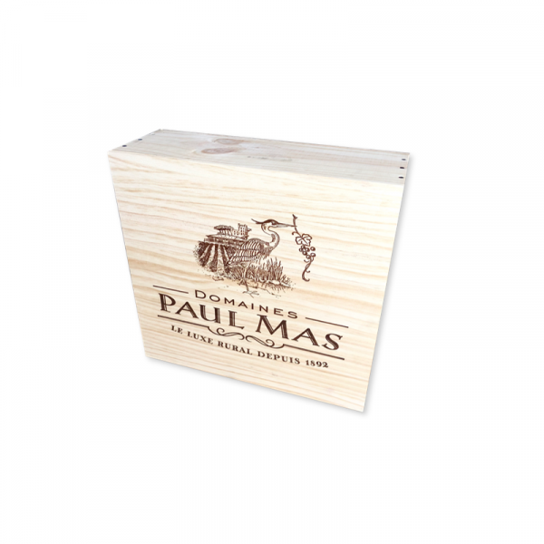 Caisse Bois 3 bouteilles DPM