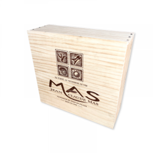 Caisse Bois 3 bouteilles JCM