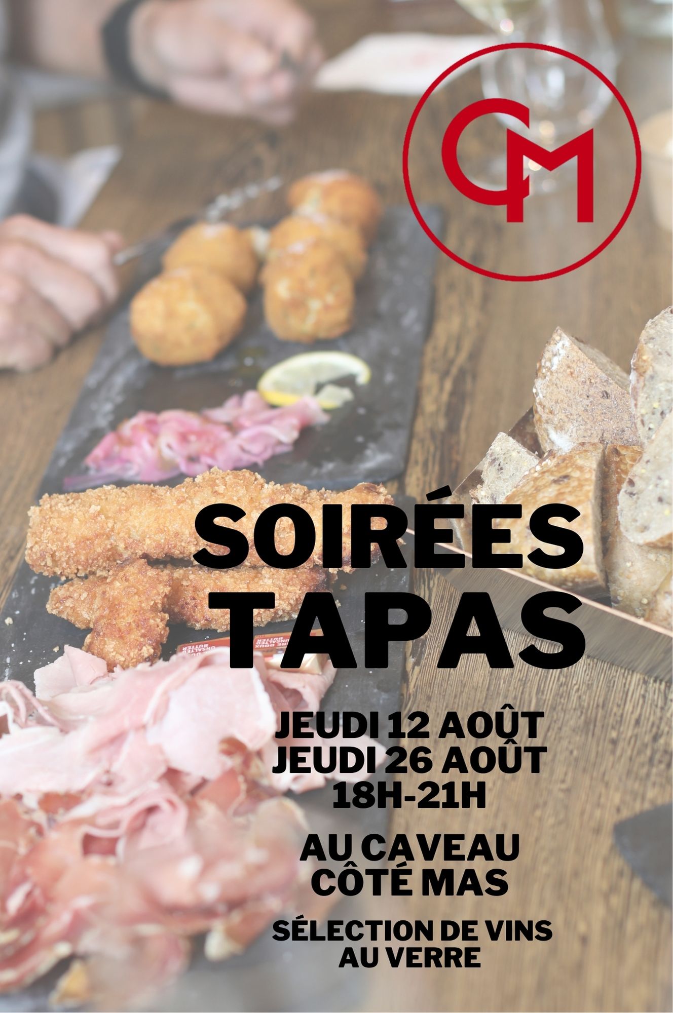 Soirée Tapas Caveau Côté Mas