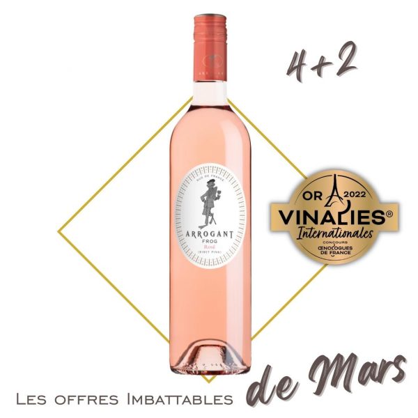Arrogant Frog Rosé Ribe Pink 2021 - Les offres Imbattables de Mars