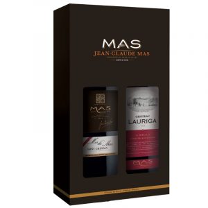Coffret Jean-Claude Mas MAS DES MAS SAINT CHINIAN 2020 & CHÂTEAU LAURIGA Nyls 2019