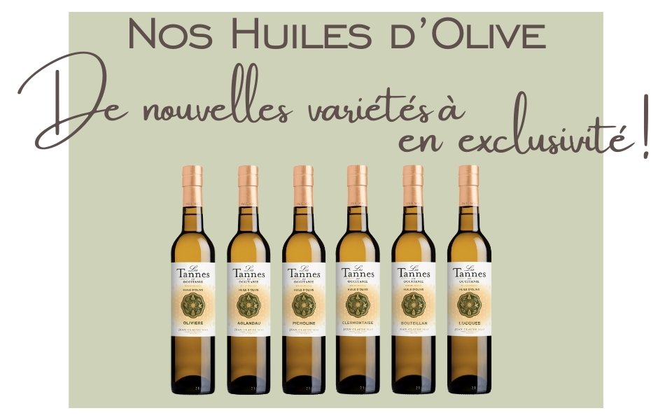 Gamme complète des huiles d’olive Côté Mas