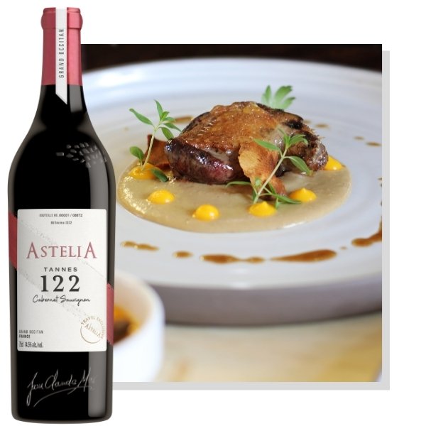 Accord mets et vin Astelia Tannes 122
