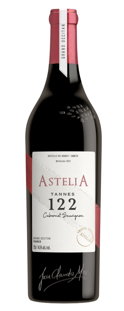 Vin du Sud de la France Astelia Tannes 122 Cabernet Sauvignon