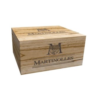 CAISSE BOIS 3 bouteilles MARTINOLLES