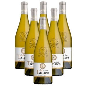 Carton de 6 bouteilles Mas des Tannes Blanc (75cl) 2022