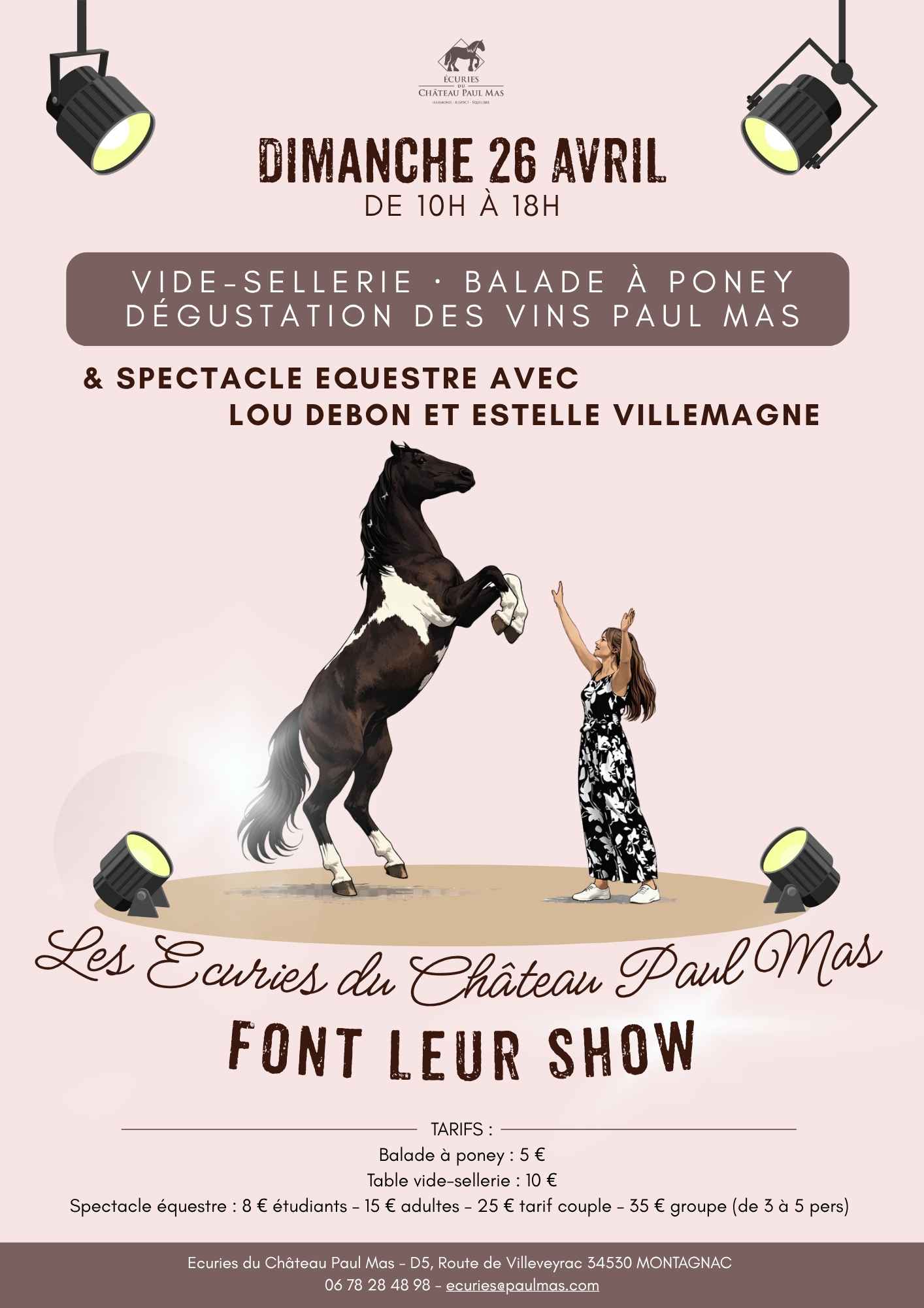 Les ecuries des chateaux Paul Mas Show