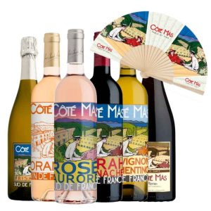 Le Carton découverte Côté Mas - Sélection 6 cuvées + Eventail