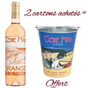 2 Cartons Côté Mas Orange + Un seau offert