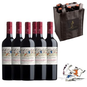 1 Carton Arrogant Frog Cabernet Merlot – Edition Spéciale Coupe du Monde de Foot + Un sac pulltex 6 bouteilles