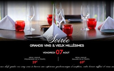Soirée Grands Vins & Vieux Millésimes au Restaurant Gastronomique Côté Mas