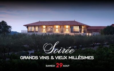 Soirée Grands Vins & Vieux Millésimes à Côté Mas le 29 août 2026